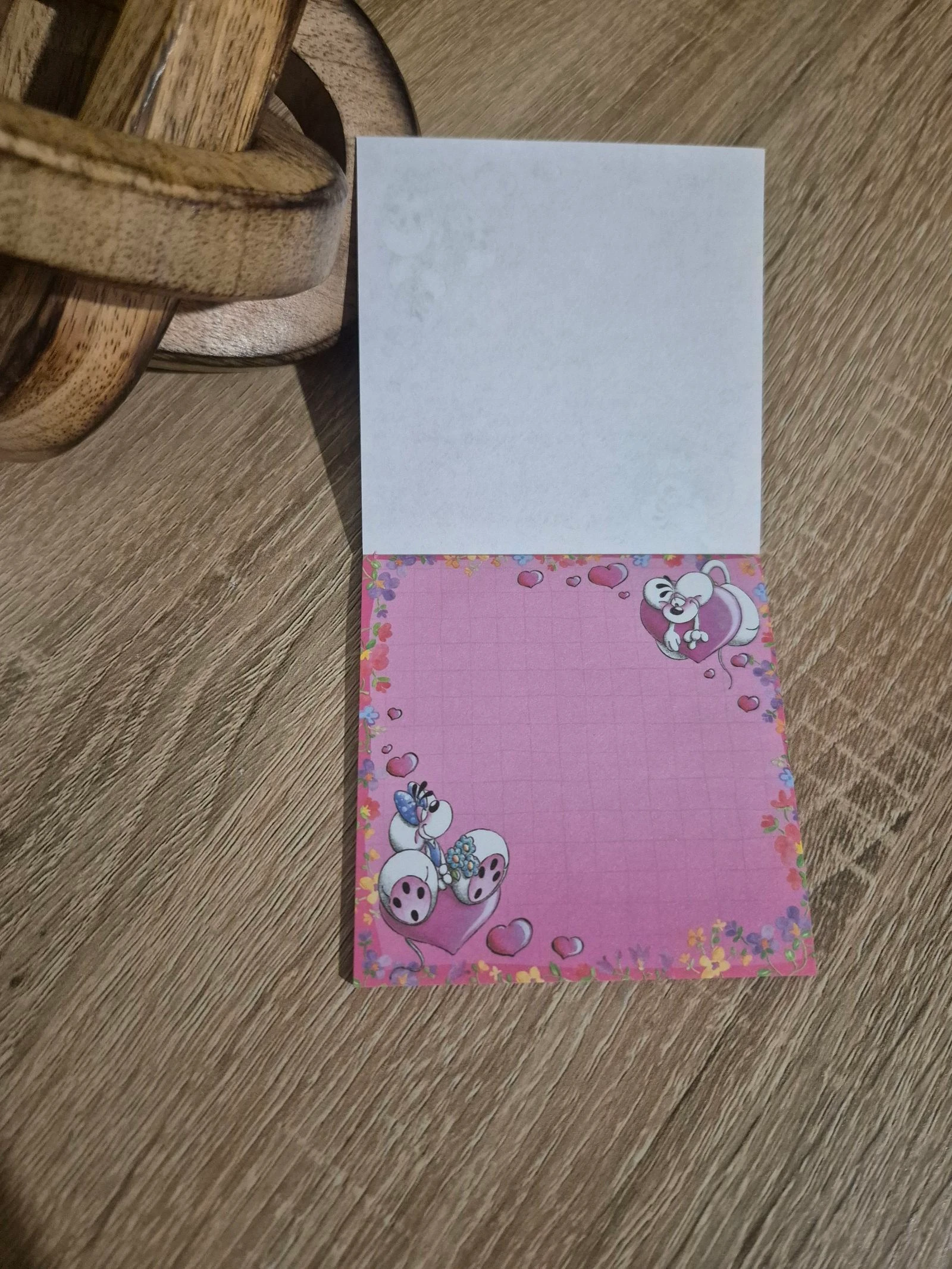 Feuille carre Diddl rare
